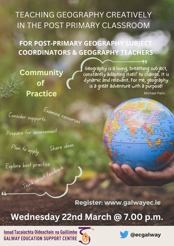 Post Primary Creative Geography Support SessionPost Primary