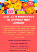 Maths Talk: an Introduction to the new Primary Maths Curriculum