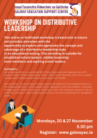 Workshop on Distributive Leadership