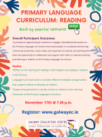 Primary Language Curriculum:  Reading