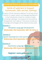 Supporting Speech and Language Development Series - Session 3 of 3