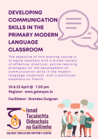 Developing Communication Skills in the Primary Modern Language Classroom
