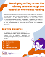 Developing writing across the primary school through the conduit of whole school reading