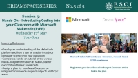 ESCI:Hands-On - Introducing Coding Into Your Classroom With Microsoft Makecode
