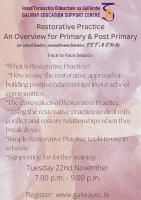 Face-to-Face: Restorative Practice: An Overview for Primary and Post Primary Schools