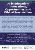 PDST:AI in Education: Innovations, Opportunities, and Ethical Perspectives